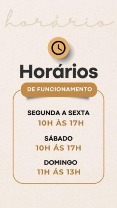 Horários de funcionamento semana bege instagram story Horários de funcionamento semana bege instagram story